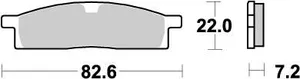 MOTO-MASTER BRAKE PAD OFFROAD NITRO