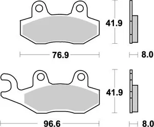 MOTO-MASTER BRAKE PAD OFFROAD NITRO