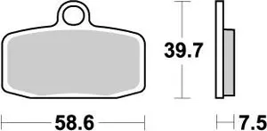 MOTO-MASTER BRAKE PAD OFFROAD NITRO