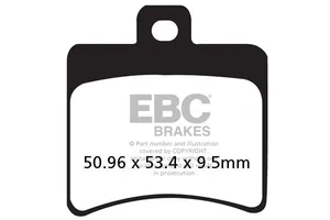 EBC BRAKE PAD SFA-HH SERIES SINTERED METAL SCOOTER