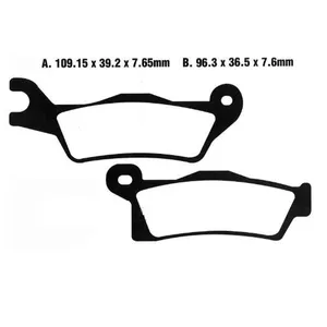 MOTO-MASTER BRAKE PAD ATV NITRO