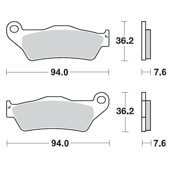 MOTO-MASTER BRAKE PAD OFFROAD NITRO SPORT