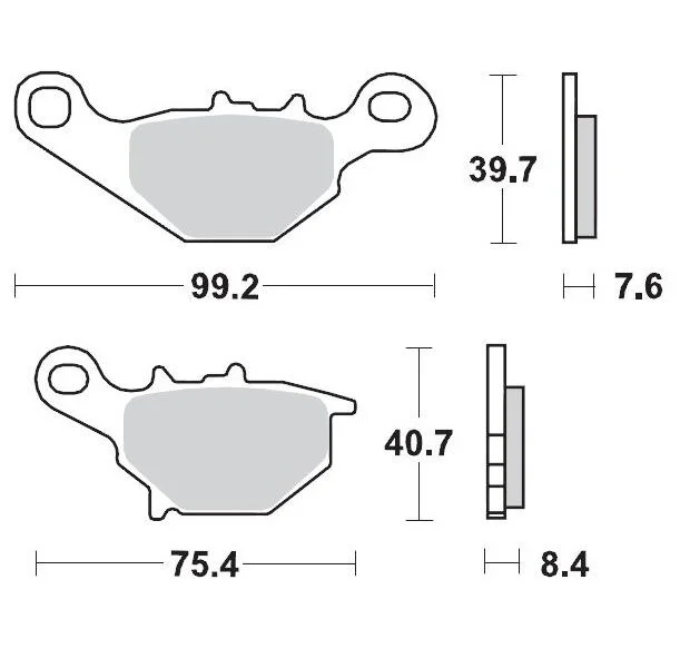 MOTO-MASTER BRAKE PAD OFFROAD NITRO