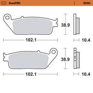 MOTO-MASTER BRAKE PAD ROADPRO SINTER