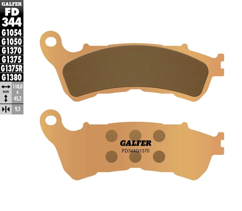 Galfer Brake pads. G1370 Sinter Street. Front