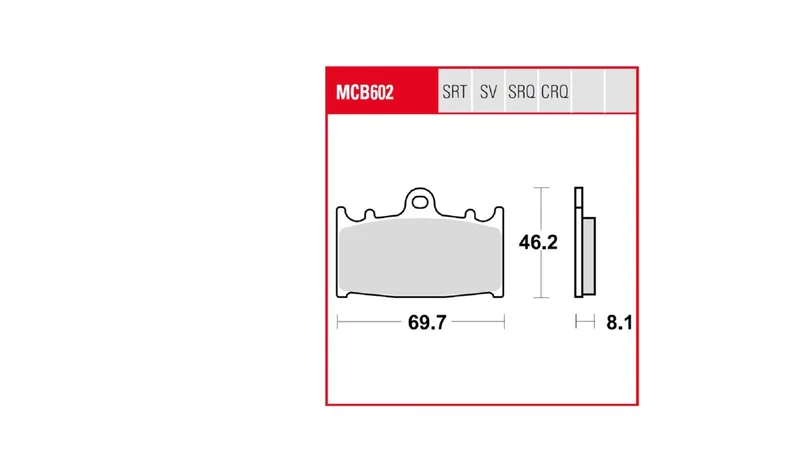 TRW BRAKE PAD TRQ SINTER RACE