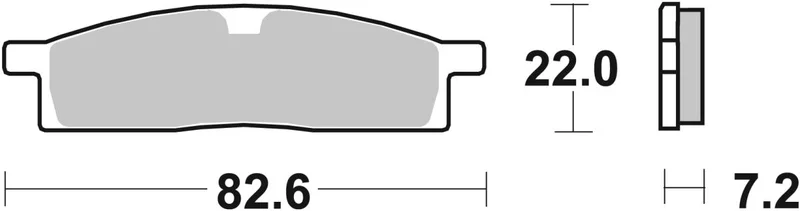 SBS Brake Pads Sinter Racing Hi-Tech Offroad