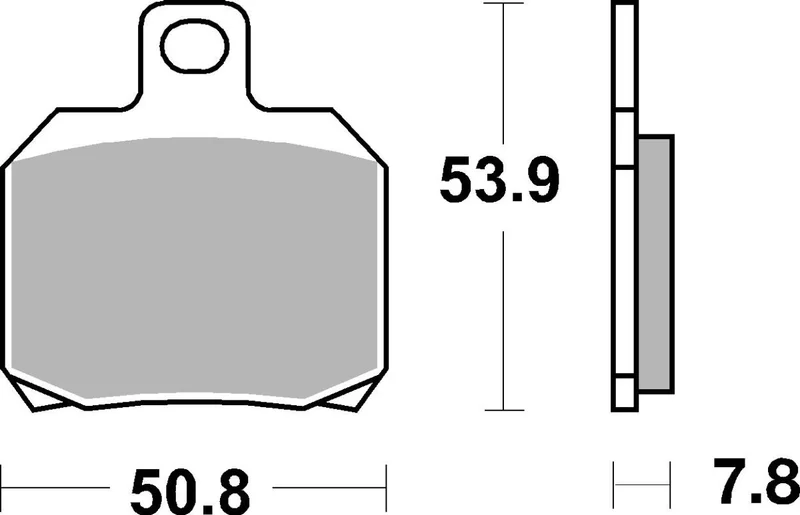 SBS Brake Pads Sinter Hi-Tech