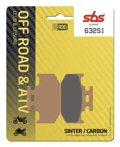 SBS Brake Pads Sinter Carbon Hi-Tech Offroad