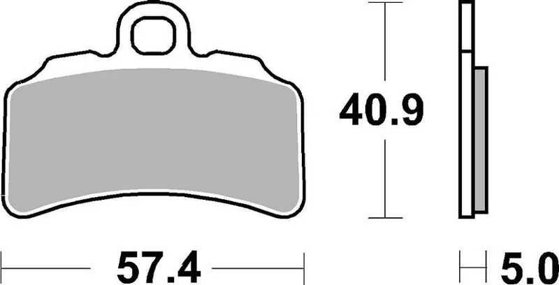 SBS Brake Pad Evo Sinter Racing Hi-Tech Offroad