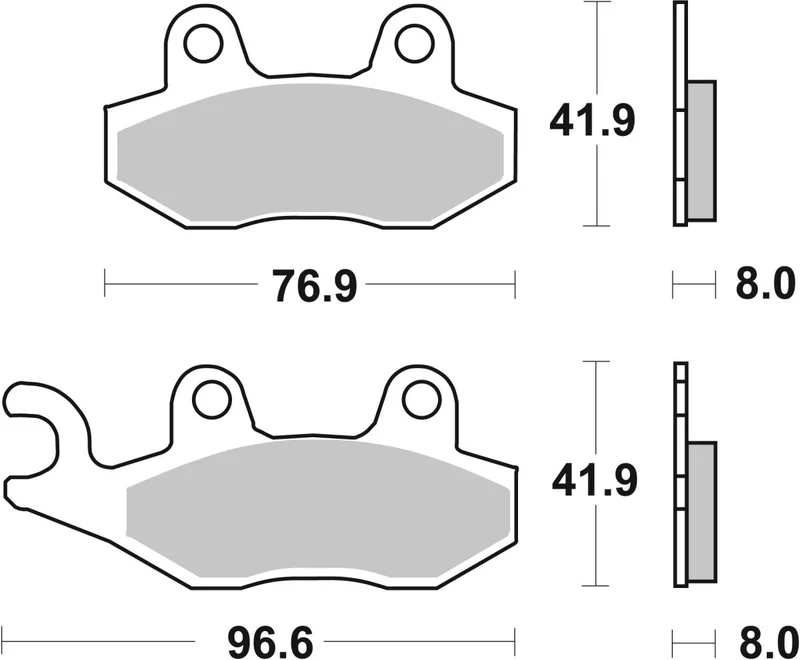 SBS Brake Pads Evo Sinter Offroad Hi-Tech