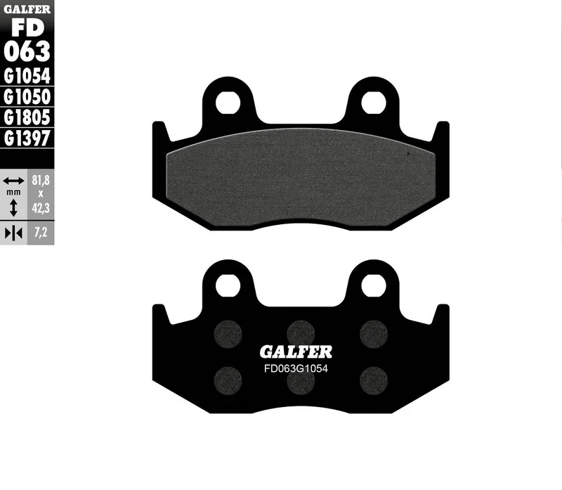 GALFER BRAKE PAD SEMI METAL