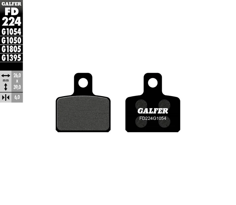 GALFER BRAKE PAD SEMI METALLIC