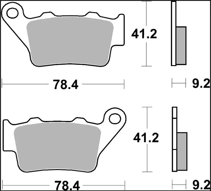 BREMBO BRAKE PAD SINTER SD OFFROAD