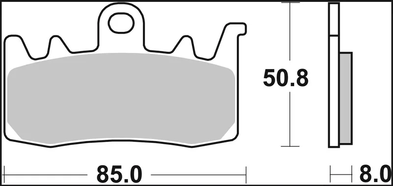 BREMBO BRAKE PAD SINTER LA