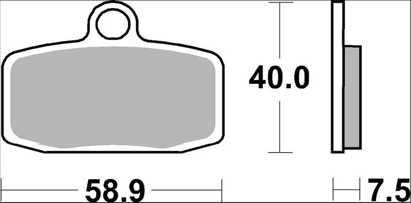 BREMBO BRAKE PAD SINTER SX OFFROAD