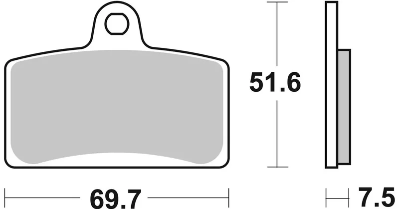 BREMBO BRAKE PAD SINTER SA