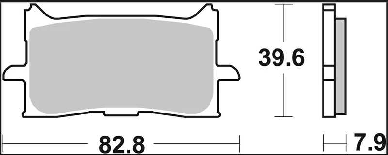 BREMBO BRAKE PAD SINTER LA