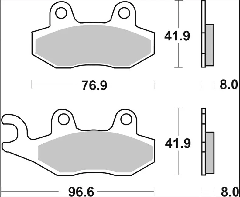 BREMBO BRAKE PAD SINTER SD OFFROAD