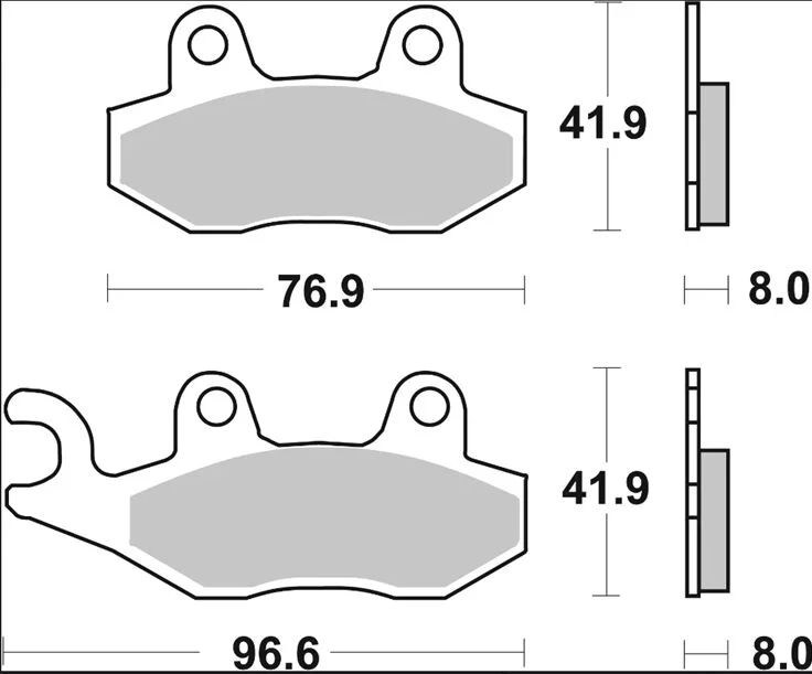 BREMBO BRAKE PAD SINTER SP