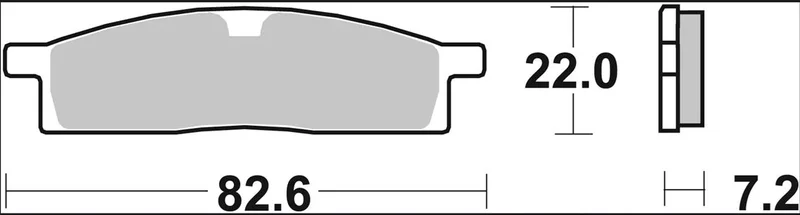 BREMBO BRAKE PAD SINTER SX OFFROAD