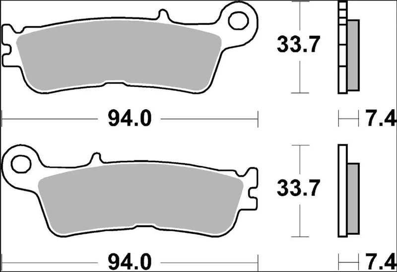 BREMBO BRAKE PAD SINTER SD OFFROAD