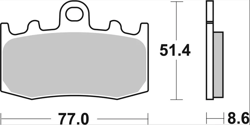 Brembo BRAKE PAD LA SINT FR