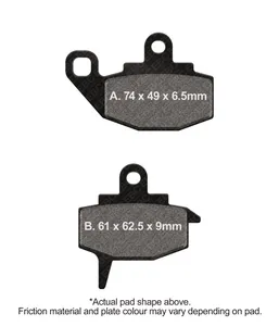 EBC BRAKE PAD SINTER OFFROAD