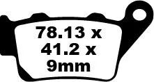 EBC BRAKE PAD FA SERIES ORGANIC