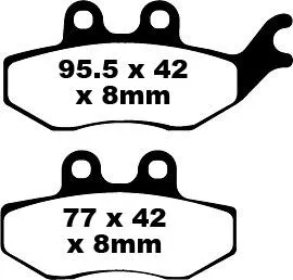 EBC BRAKE PAD FA SERIES ORGANIC