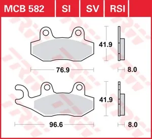 TRW BRAKE PAD ALLROUND ORGANIC STANDARD