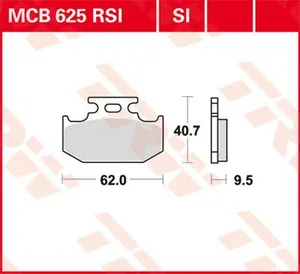 TRW BRAKE PAD SI SINTER OFFROAD