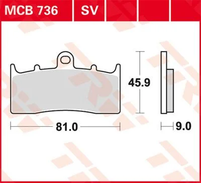 TRW BRAKE PAD ALLROUND ORGANIC STANDARD
