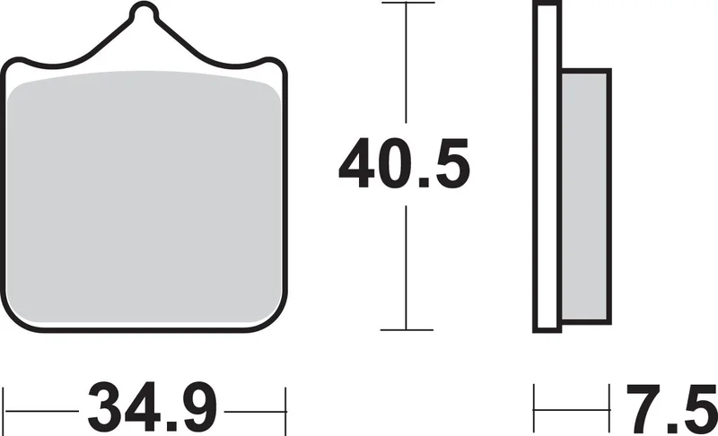 SBS BRAKE PAD SBS 762HS