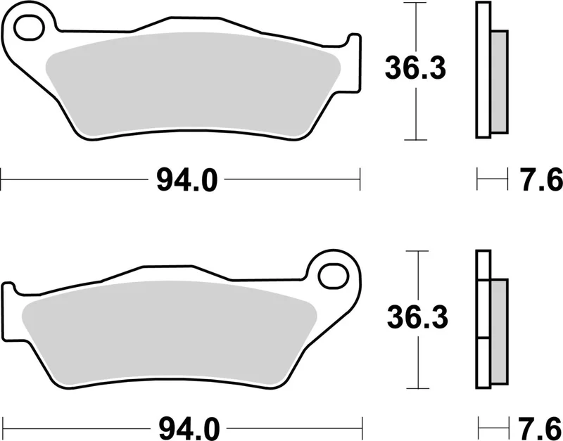 SBS Brake Pads Ceramic Hi-Tech