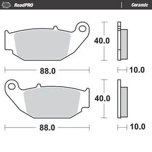 MOTO-MASTER BRAKE PAD CERAMIC