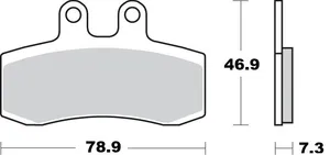 MOTO-MASTER BRAKE PAD CERAMIC