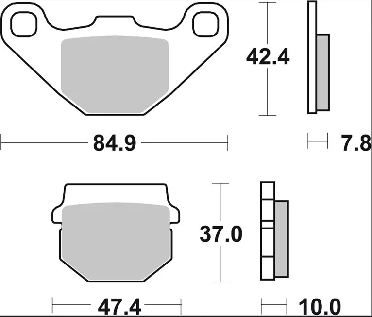 BREMBO BRAKE PAD CC CARBON CERAMIC