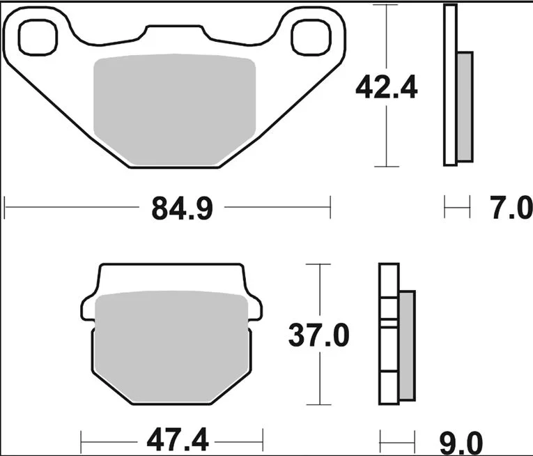 BREMBO BRAKE PAD CC CARBON CERAMIC