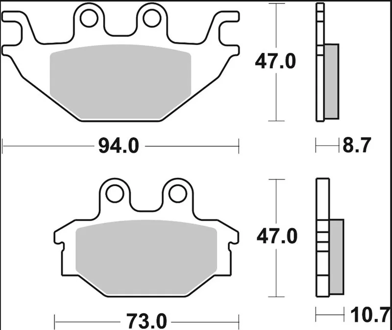 BREMBO BRAKE PAD CC CARBON CERAMIC