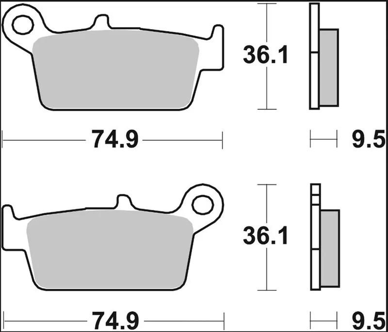 BREMBO BRAKE PAD CC CARBON CERAMIC
