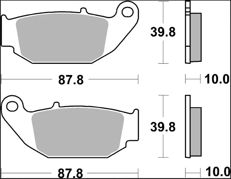 BREMBO BRAKE PAD CC CARBON CERAMIC