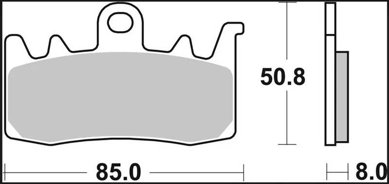 BREMBO BRAKE PAD CARBON CERAMIC RACING