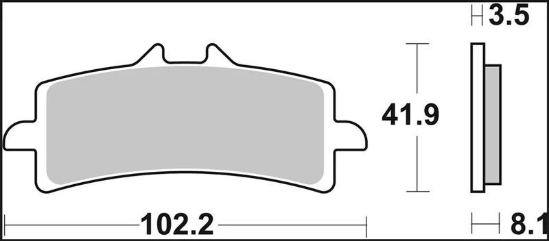 BREMBO BRAKE PAD CARBON CERAMIC RACING