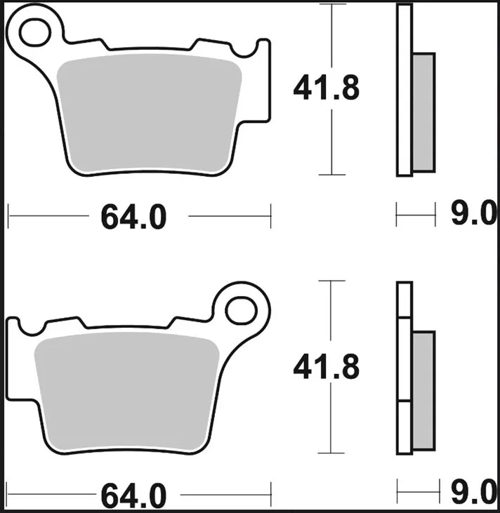 BREMBO BRAKE PAD CARBON CERAMIC TT