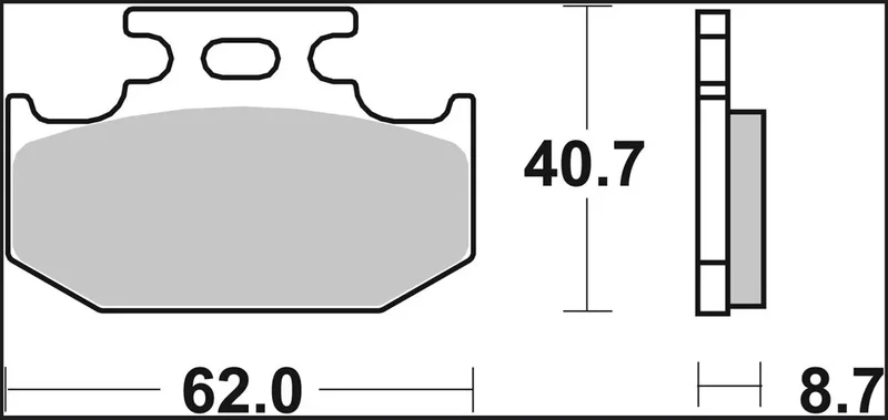 BREMBO BRAKE PAD CARBON CERAMIC TT