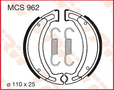 TRW BRAKE SHOES STANDARD