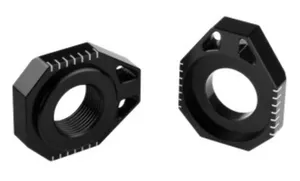 SCAR RACING Axle Blocks Black