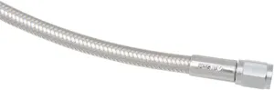 Magnum Shielding Braided Universal Brake Line<br><ul><li>Inner PTFE tubing with 100% aramid coverage provides the ultimate in high performance by greatly reducing line expansion for excellent brake control and safety ratings</li><li>Crystal-clear outer jacket offers exceptional protection against scuffing paint or chrome and will never discolor</li><li>Braid color and weave matches on all Magnum control cables and brake lines</li><li>Made in the USA</li><li>Banjo bolts, fittings and crush washers sold separately</li></ul>