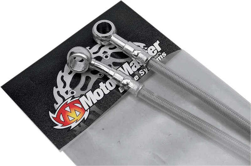 MOTO-MASTER BRAKE LINE WITH HEADLIGHT USE ONLY WITH MOTO-MASTER RADIAL MASTER CYLINDER OEM LENGTH